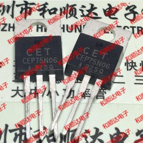 10pcs/lot CEP75N06 Brand new original stock TO-220 60V 87A