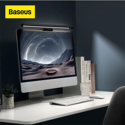 Baseus USB Asymmetric Light Source Screen Hanging Light Pro Black Screen Light Computer Lamp Led Desk Lamp For Reading Light