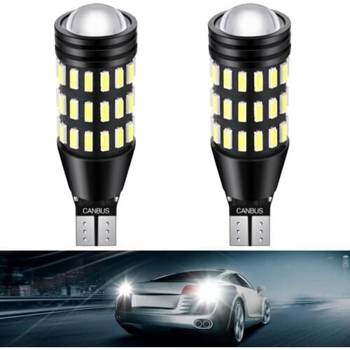 2X W16W T15 t16 Canbus LED Bulb 921 Car Backup Reverse Light For BMW X5 F20 X3 E87 E70 E92 X1 M3 X6 E38 1 Series E83 E91 Z3 E65