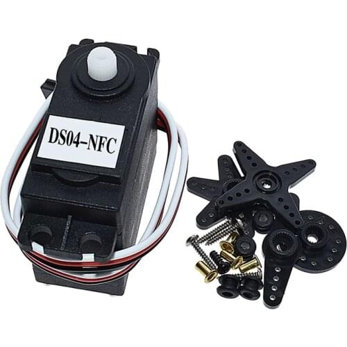 DS04-NFC servo 360-degree Continuous Rotation Servos DC Gear Motor Smart Car Robot Torsion 5.5kg/cm DC 4.8V-6V diy electronics