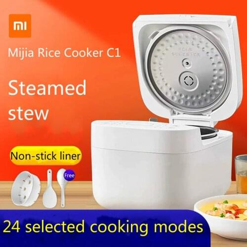 Xiaomi Mijia Electric Rice Cooker C1 Intelligent Automatic Kitchen Cooker Family Electric Rice Cooker 3L 4L 5L 2-8 People