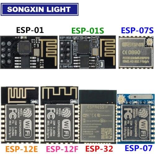 ESP8266 ESP-01 ESP-01S ESP-07 ESP-12 ESP-12E ESP-12F ESP-12S serial WIFI wireless module wireless transceiver