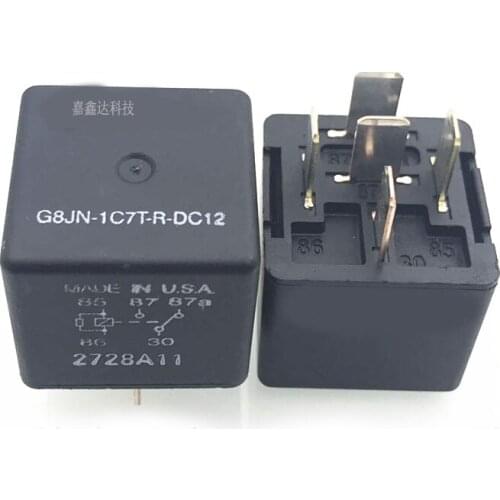 HOT NEW auto car Automotive air conditioning fan oil pump 12V relay G8JN-1C7T-R-DC12 G8JN1C7TRDC12 12V DC12V 12VDC 5PIN