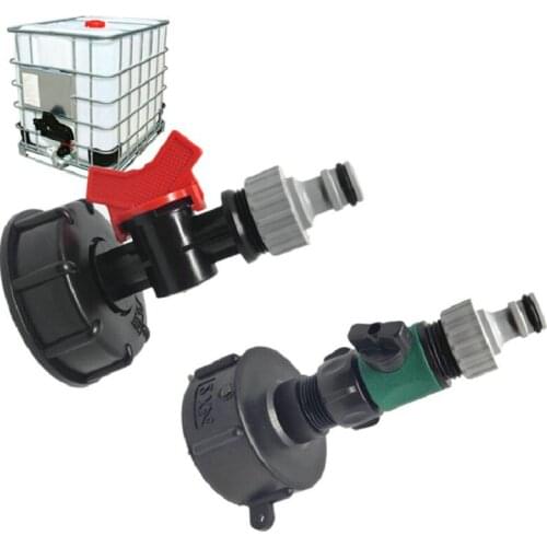 IBC Container Adapter 3/4'' Thread Connector Replacement Valve Fitting Garden Valve Connector for Home Garden Irrigation