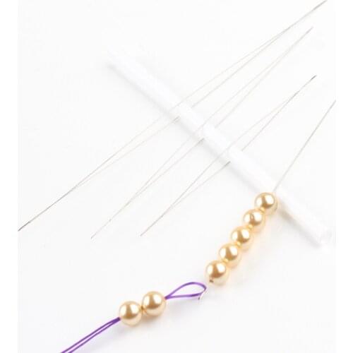 5pcs Open Needles Beaded Needle Pins DIY Beads Bracelet Jewelry Finding Tools Necklace Making Supplies Handmade Pins Accessories