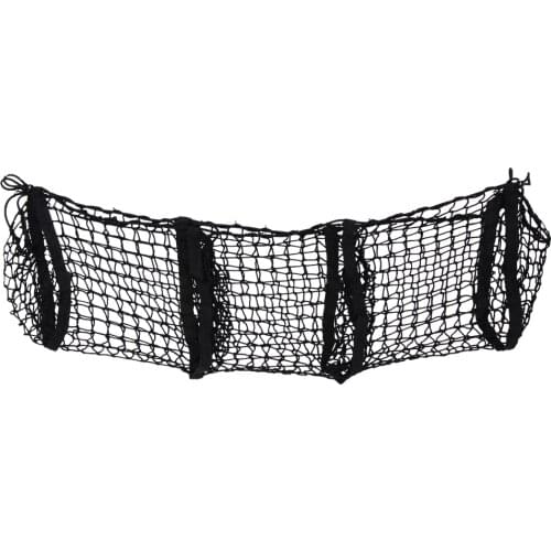 Pocket Mesh Storage Organizer Net Three Pockets Trunk Cargo Storage Net with Elastic String For Vehicle Automobile Pickup Truck