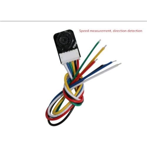 N20 Motor magnetic Double Hall encoder code plate 7PPR Square wave balance carS peed measurement direction detection