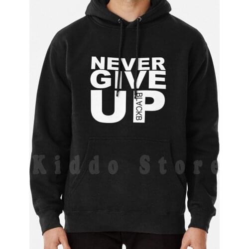 Never Give Up! Salah Hoodies Long Sleeve Nev Er Give Up You Never Walk Alone League Football Quote Salah