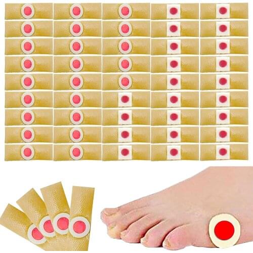 24PCS Medical Corn Plaster Foot Corn Removal Warts Thorn Detox Adhesive Patches Feet Care Calluses Callosity Clavus Remove Tool