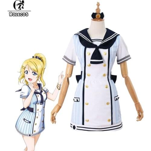 ROLECOS Lovelive Pirate Cosplay Costume All Character Love Live Cosplay School Idol Project Costume Eli Rin Kotori Honka Nico