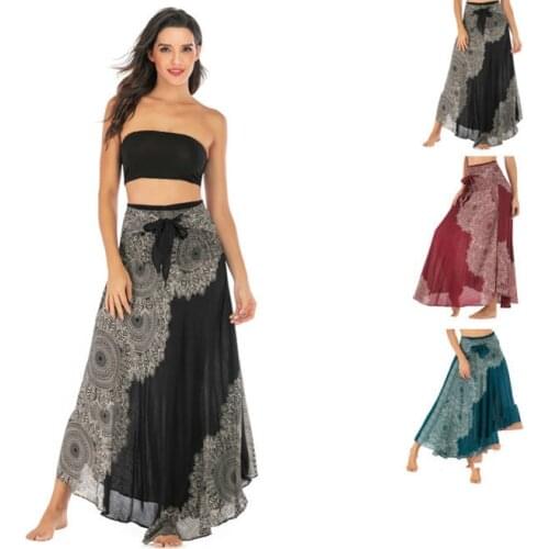 Thailand Dress long maxi Skirt Beach Skirt Clothes Big Pendulum Skirt Belly Dance plus size skirts womens gothic boho ropa mujer