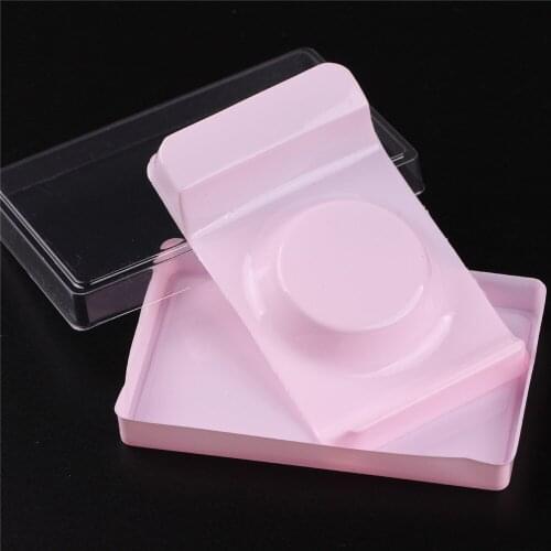 100pcs/lot Pink Color Fake Eyelashes Empty Packing Case,Blister Package for False Eyelashes,False Eyelash Storage Container Box