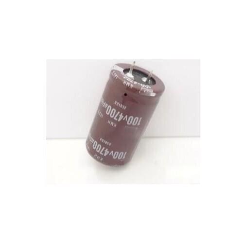 2 Pcs Electrolytic Capacitors 4700uF 100V 25*50mm 105C For HIFI