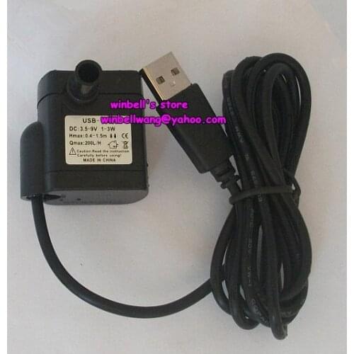 3W micro DC brushless pump USB submersible pump DC3.5~9V water pump