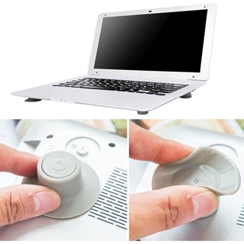 4PC/LOT Notebook Computer Sucker Thermal Pad Foot Pad Mattress Pad Computer Stand