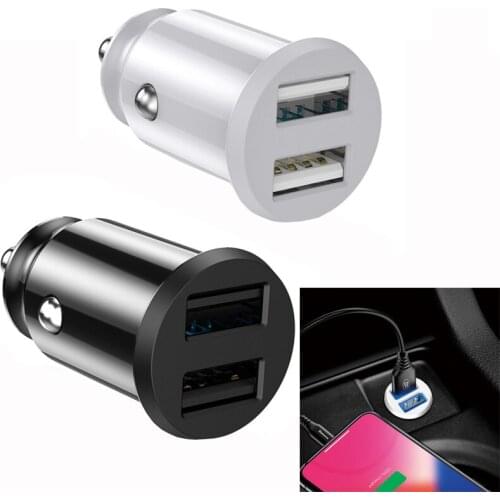 Quick Charge 4.8A Dual USB Car Charger For Samsung Xiaomi iPhone Huawei Mobile Phone Adapter Smartphone Tablet