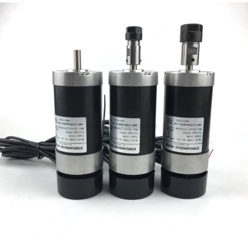 DC 48V 500W Brushless Spindle Motor Engraving Spindle Motor ER11 / ER16 Collet for Mini Lathe CNC Router Machine Tool