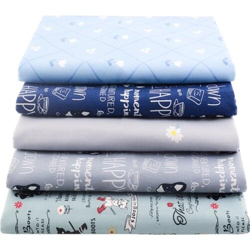 Booksew 2pcs/Lot Classic European Pet Dog Plaids Printed Cotton Fabrics For Sewing Clothes Handmade DIY Needlework Patchwork