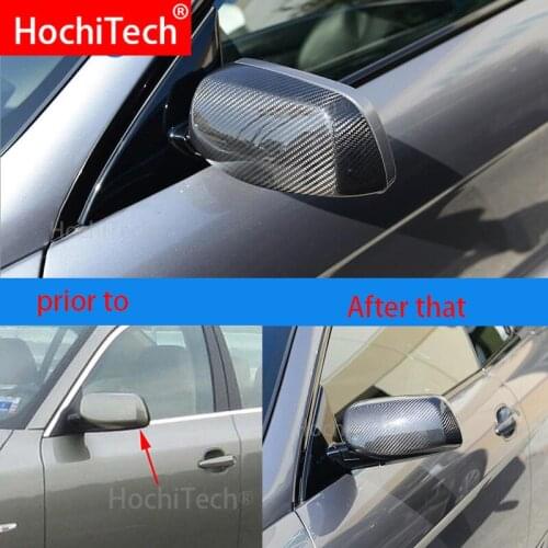 For BMW 5 series E61 wagon touring 545i 550i 2004-07 100% Real Carbon Fiber Rear View Mirror Cover Side Mirror Caps car styling