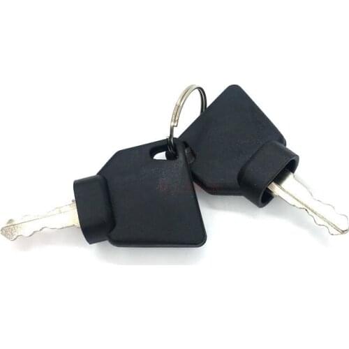 For JCB Ignition start key Start switch Fuel tank cap lock excavator accessories