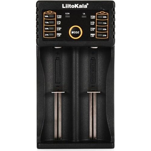 Liitokala Lii-202 5V 2A Battery Charger For 18650 26650 16340 14500 Aa / Aaa Nimh Lithium Battery