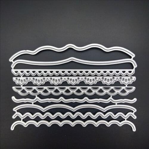 Border Metal Cutting Dies Scrapbooking New 2019 DIY Scrapbooking photo album Decorative Embossing DIY Paper Card