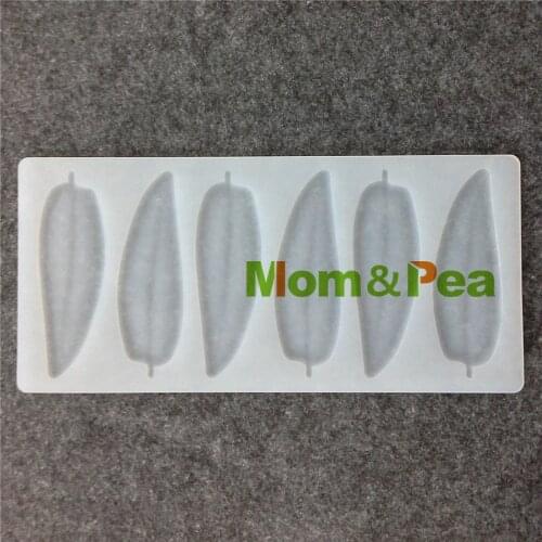 Mom&Pea CX051 High Quality Feather Shaped Silicone Mold Chocolate Mold Cake Decoration