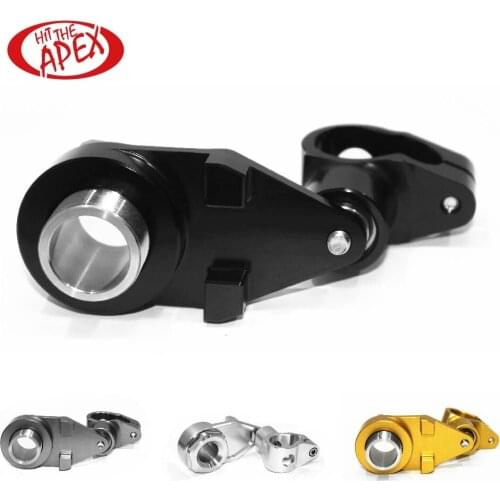 Motorcycle Stabilizer Steering Damper Bracket Mount Holder Kit Compatible for Kawasaki Ninja ZX-6R ZX6R 636cc 2013-2017 CNC