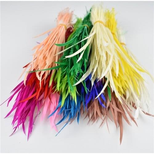 Wholesale Natural Dyed Goose Feathers for Crafts 5-7inch/13-18cm Decoration Feathers for Jewelry Making Feather Plumes DIY Decor