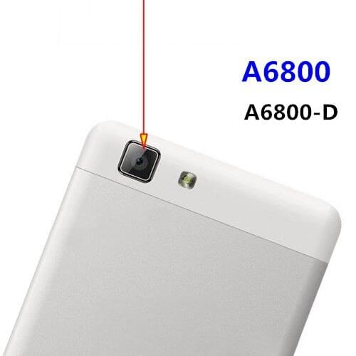 New Ymitn Housing Back Camera glass Lens Cover with Adhesive replacement For Lenovo A6800 A6800-D,Free Shipping