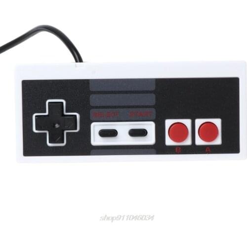 USB Gaming Controller Plug-Play Plastic Black+Gray for NES PC Windows New J11 21 Dropshipping