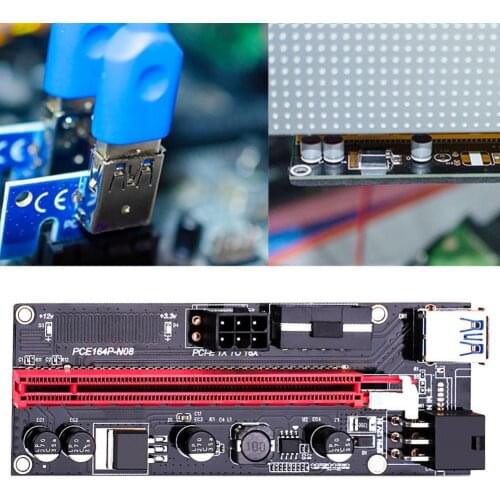 VER009S Portable USB 3.0 PCI-E 1X to 16X GPU Express Riser Card for Miner