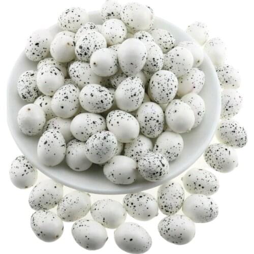 Gresorth 100pcs Fake MINI Eggs Decoration Artificial Quail / Pigeon Egg Food Toy Home Kitchen Restaurant Show - White