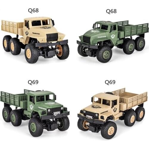 LISM Q68 /Q69 Six-Wheel Remote-Control Off-Road Vehicle Four-Wheel Drive Model 1:18 Children Toys 2.4G RC Truck Children Gift