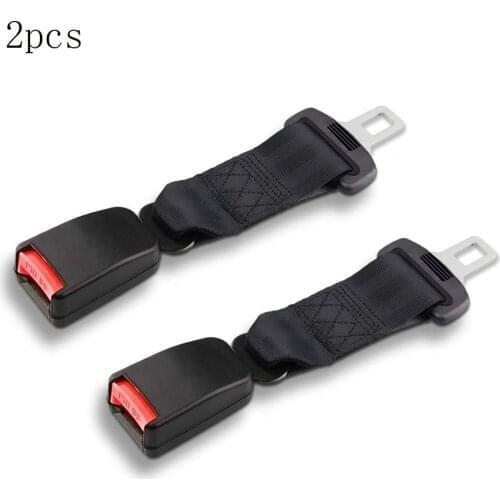 Seat Belt Extender 2 Pack Auto Car Seat Belt Extender Clip Socket Safety Belt Buckles Extender Extension