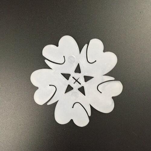 20pcs Plastic Balloon Flower Clips Ties Balloon Holder Clip Decor Accessories