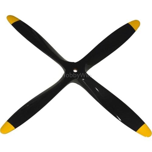 20x8 20x10 4-blades Engine Power Wood Propeller for RC Model Airplane Warbird Sporter Trainer