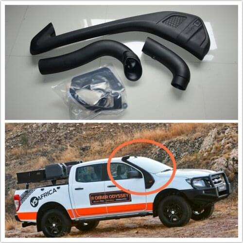4*4 EXTERIOR PARTS LLDPE Snorkel KIT SET Air Intake Snorkel Kit Set FIT FOR RANGER T6 2012-2014 xlt Wildtrak car accessories