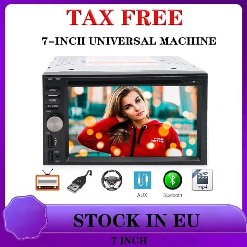 7 inch universal AUTO radios MP3 MP4DVD Bluetooth MP5 player Multimedia Video Player Navigation GPS 1G6+16G ROM WIFI