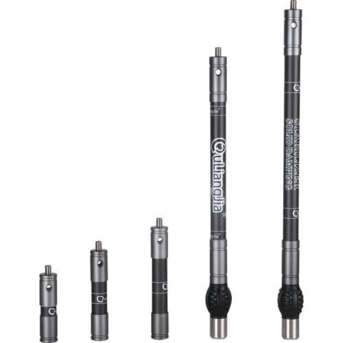 Shooting-Accessories Stabilizer Archery Carbon Stabilizer Balance Bar Stabilizer Rubber Damping Rod Shock Absorber Recurve Bow