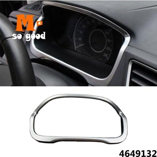 Auto Interior Moulding Accessories ABS Chrome for Honda CRV CR-V 2012 13 14 15 2016 Car Dashboard Frame Sticker Cover Trim 1pcs