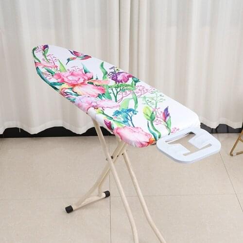 140x50cm Ironing Board Cover Flower Bird Digital Printing Heat Insulation Protective Non-slip Thick Colorful Dust Covers