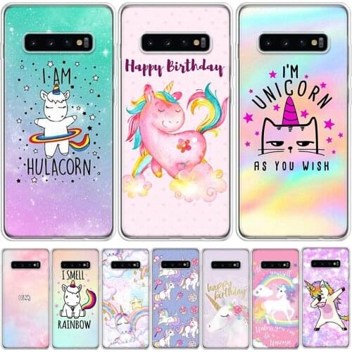 Hippo Unicorn Horse Phone Case For Samsung GalaxyA90 A71 A70 A51 A50 A41 A40 A30 A21 A10 A9 A8 A7 A6Plus M30S A20E A01 A10S A20S