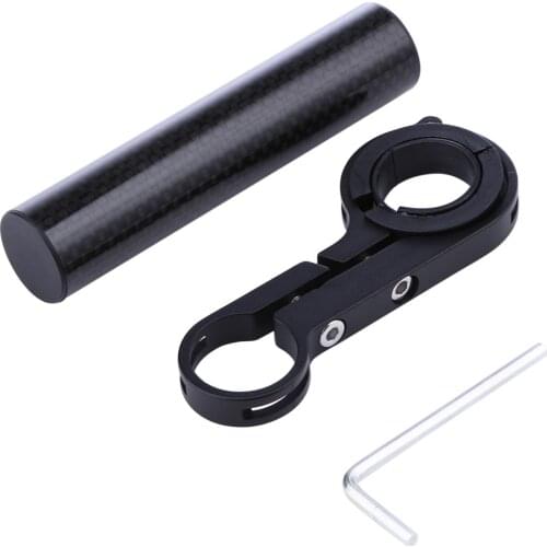 MTB Bike Bicycle Aluminum Alloy Handlebar Carbon Fiber Extender Holder 31.8mm