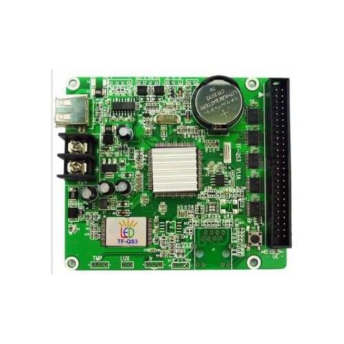 TF-QS3 RGB full color led screen control card supports video animation