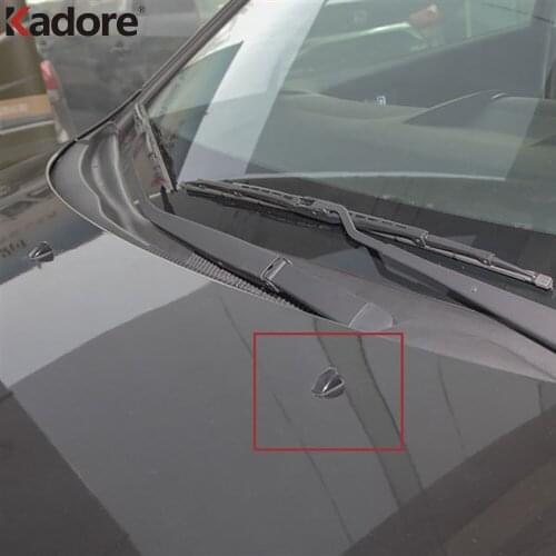 For KIA Sportage 2007 2008 2009 2010 ABS Chrome Rear Window Windscreen Wiper Washer Spray Nozzle Cover Trim Car Accessories 2pcs