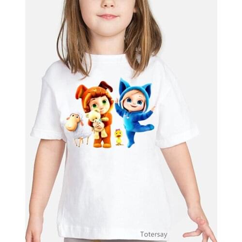 2021 hot sale kawaii girl love cat cartoon print t-shirt for girls cute cat funny kids clothes harajuku kawaii children clothes