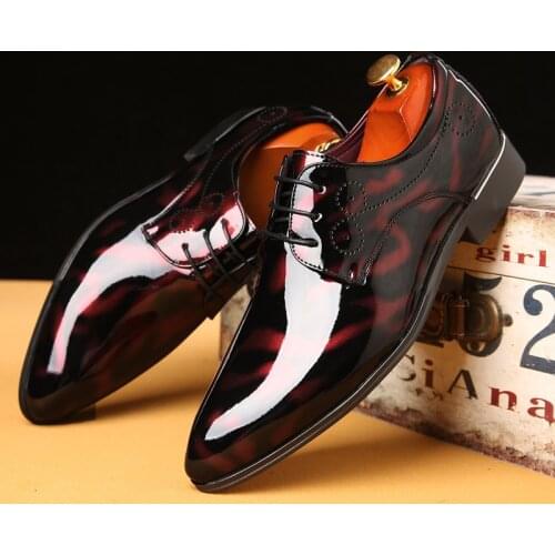 Oxford Shoes For Men Coiffeur Wedding Shoes Men Formal Evening Dress Italian Brand Elegant Shoes For Men Patent Leather Dress