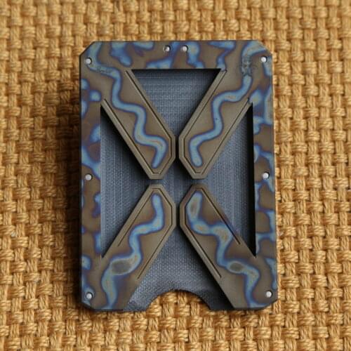 X Titanium Wallet Card Holder Multi-purpose Card Holder Card Holder EDC Equipment Mens Wallet