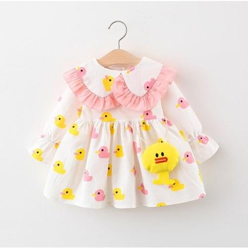 New Spring Baby Girls Korea Style Pink Plaids cotton Dress Girls Princess Infant Baby Clothing Dresses